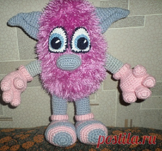 Домовенок , созданный по моему мастер-классу.