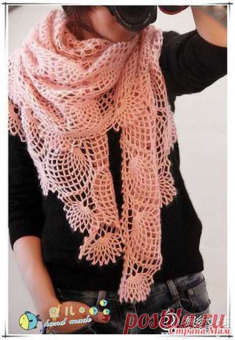 ананасовая шаль