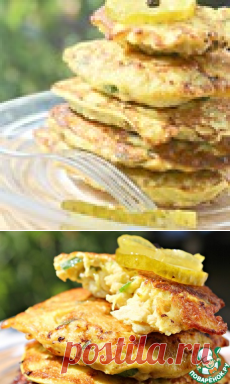 Кабачково-куриные оладьи - кулинарный рецепт