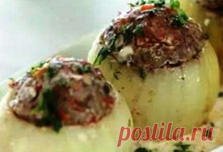 » Фаршированный лук в духовке