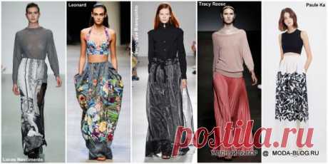 Модные силуэты юбок 2015