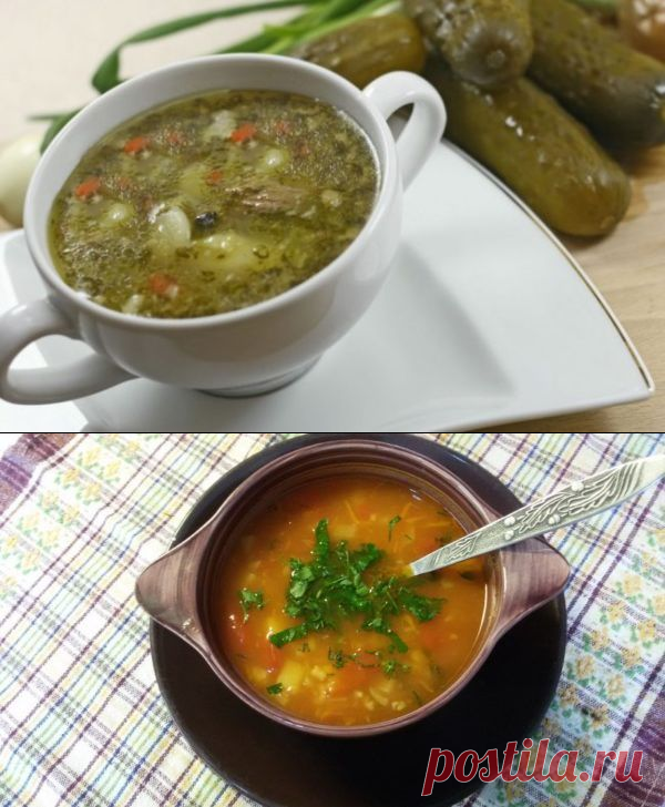 Рассольник, с зелеными солеными бочковыми помидорами: рецепт