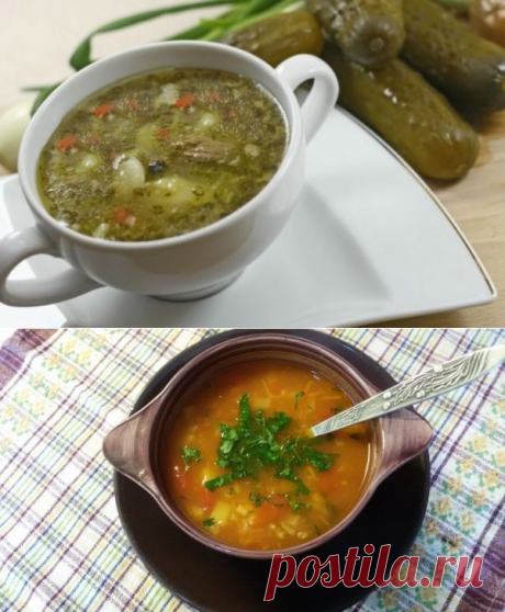 Рассольник, с зелеными солеными бочковыми помидорами: рецепт