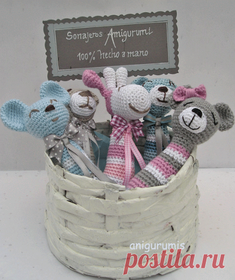 anigurumis: Equipo de sonido amigurumi con patrón Jirafa