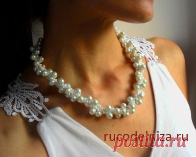 Объемное ожерелье крючком » дневник » plu6ik Сайт Рукодельница. Мастер классы: рукоделие, кулинария