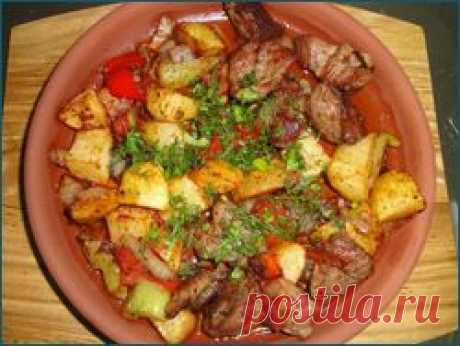 Отжахури из телятины по-Грузински | Кавказская кухня