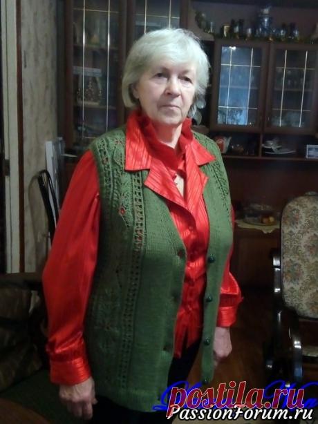 И снова жилетка - запись пользователя Лана в сообществе Вязание спицами в категории Вязание для женщин спицами. Схемы вязания спицами