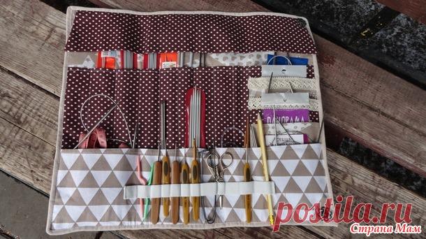 . Органайзер для вязальных инструментов - Вязание - Страна Мам