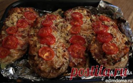 Баклажаны, фаршированные овощами и сыром | Кулинарные рецепты от «Едим дома!»