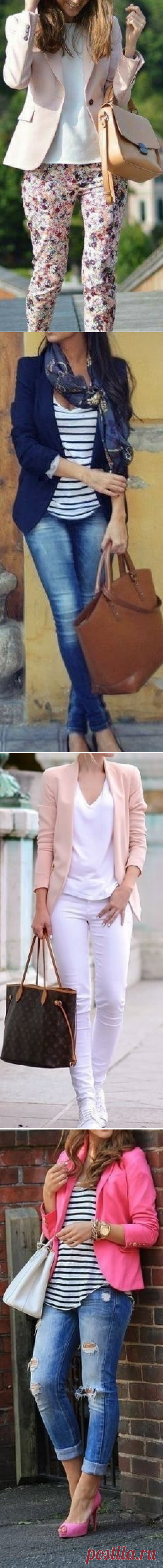Весенние варианты на каждый день с жакетами — Модно / Nemodno