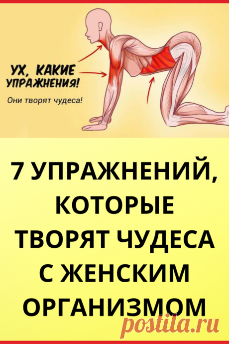 Упражнения, которые творят чудеса с женским организмом