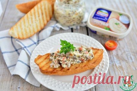 Намазка с грибами, изюмом и фисташками Кулинарный рецепт