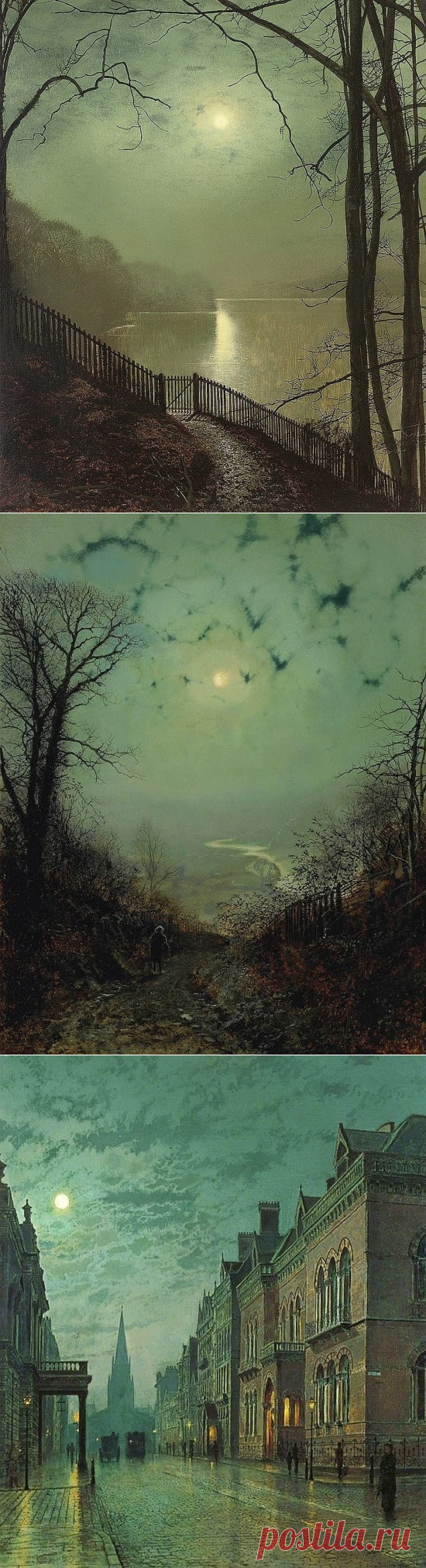 Художник Джон Эткинсон Гримшоу (John Atkinson Grimshaw). Картины