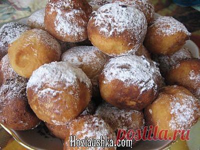 Рецепт - Творожные пышки