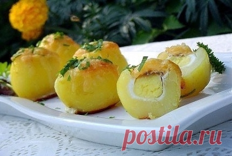 ЗАПЕЧЕННЫЙ КАРТОФЕЛЬ СЮРПРИЗ | Самые вкусные кулинарные рецепты