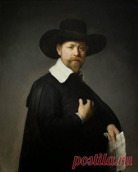 Рембрандт.  Портрет Мартина Луутена 1632