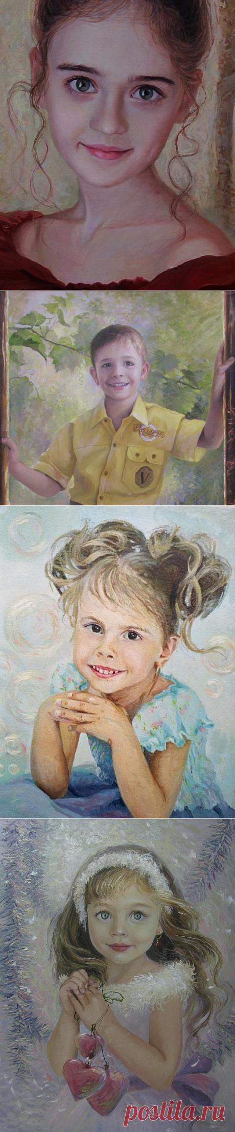 Детский портрет.Владимир Тимофеев П (Тирасполь, Кишинёв)