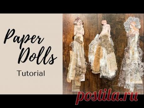 PAPER DOLLS Tutorial part 1 #JJ222