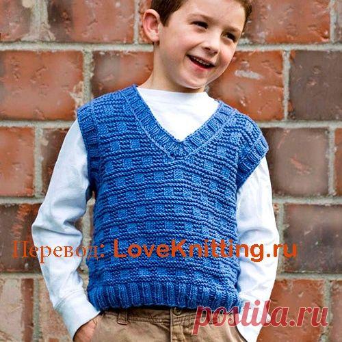 Жилет с v-образным вырезом