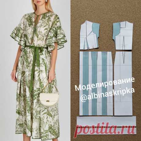 👗Платье от бренда Zimmermann — настоящее летнее платье (Шитье и крой) |  Журнал Вдохновение Рукодельницы Все в этом платье сложилось и располагает к городским прогулкам: очень модный сейчас растительный принт на ткани, фасон платья, и его длина. Приглашаем всех мастеров к сотрудничеству! - мы с удовольствием опубликуем Ваши работы в самых разных техниках в "Журнале Вдохновение Рукодельницы". Подписывайтесь на наши группы в социальных сетях Цельновыкроенные рукава с удовол...