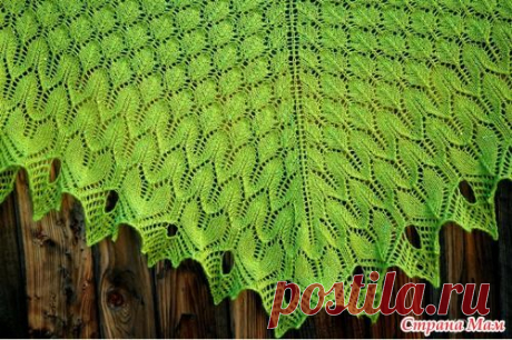 Шаль «Зимняя оттепель» | Handmade24