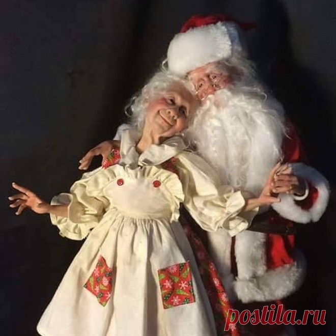 Дед Мороз из полимерной глины | 22 фото | Santa polymer clay