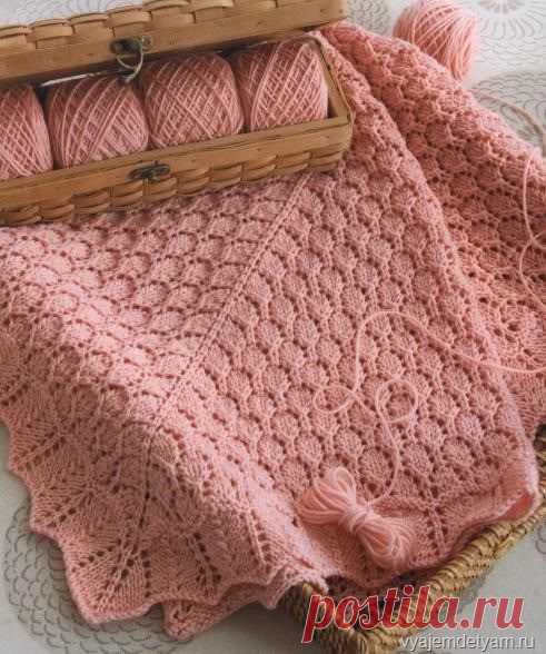 Ажурный плед.