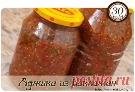 Вкуснейшая аджика из баклажан!