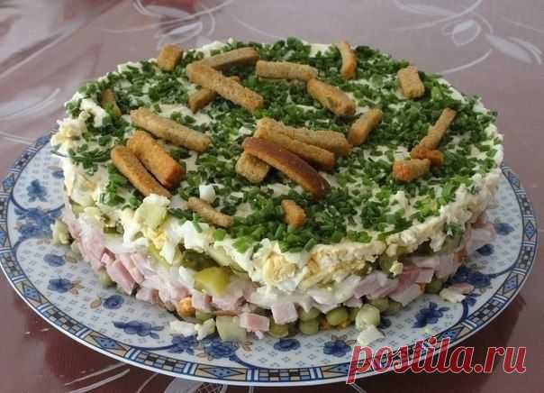 Салат "На траве дрова".