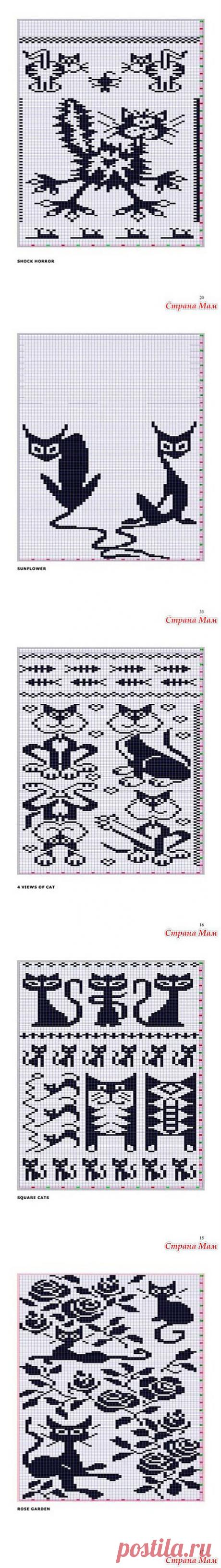 Вышивки кошек.: Дневник группы &quot;Клуб рукоделия&quot; - Страна Мам