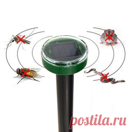 ДИУ # Солнечной Энергии Экологичный Ультразвуковой Суслик Крот Змея Мышь Вредителями Отклонить Фотокаталитический Убийца Москита Graden Двор купить на AliExpress