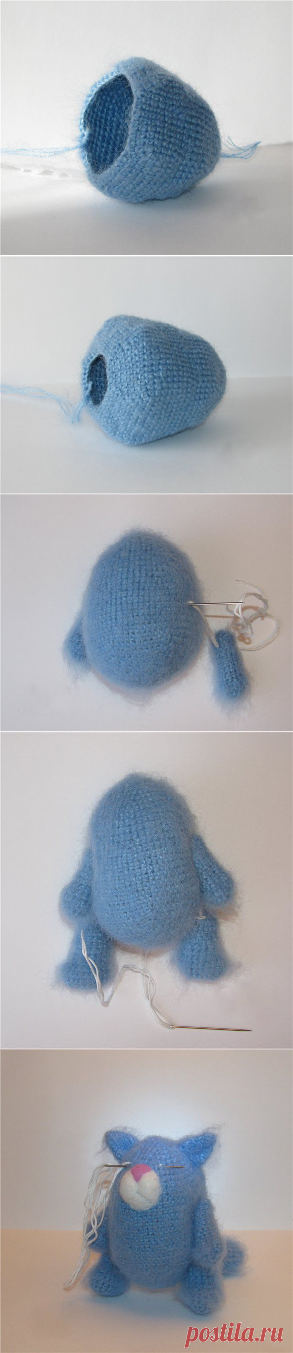 Вяжем крючком кота Обжорика - Ярмарка Мастеров - ручная работа, handmade