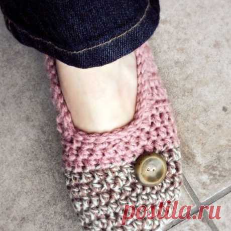 Prácticas Ideas para el Hogar...: Como hacer Pantunflas modernas Crochet