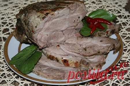 Свиная шейка в пряных травах, в мультиварке