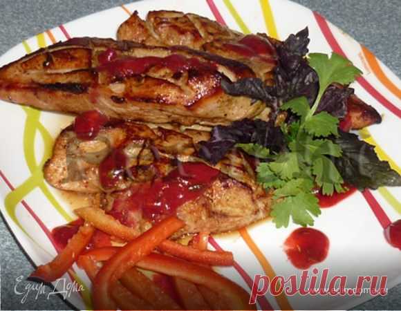 Пряная курица под кизиловым соусом , пошаговый рецепт на 630 ккал, фото, ингредиенты - Дарья