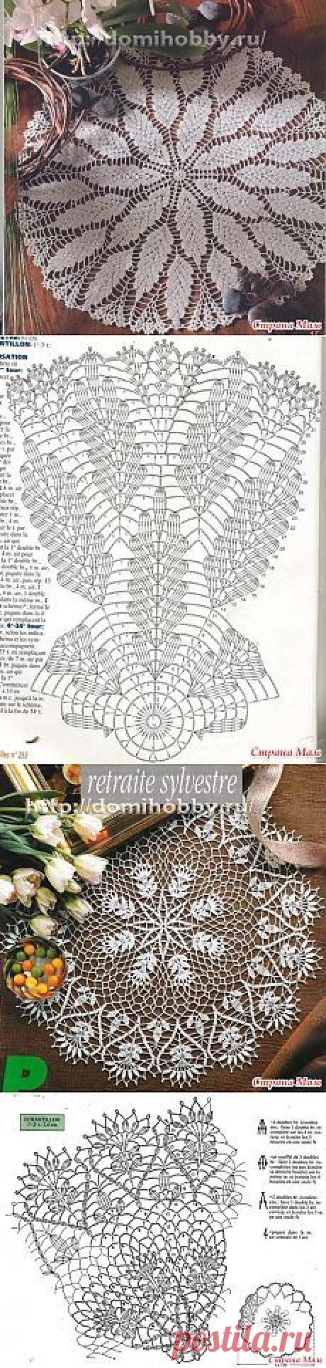 Рукоделие
Красивые салфетки 3. - Вязание - Страна Мам | Pinterest • Всемирный каталог идей