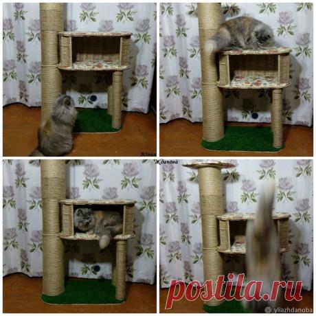 Мастерим домик для кошки: публикации и мастер-классы – Ярмарка Мастеров
