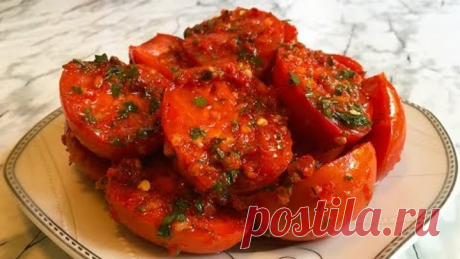 Помидоры По-Корейски(Очень Вкусно)/Tomatoes in Korean/Холодная Закуска/Простой Рецепт