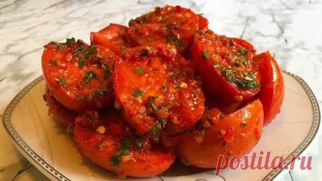 Помидоры По-Корейски(Очень Вкусно)/Tomatoes in Korean/Холодная Закуска/Простой Рецепт