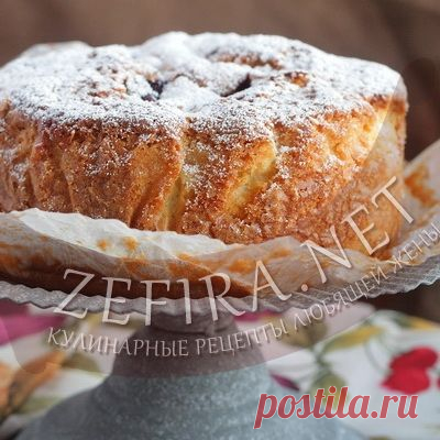 Сливовый пирог «Удачный» – Кулинарные рецепты любящей жены