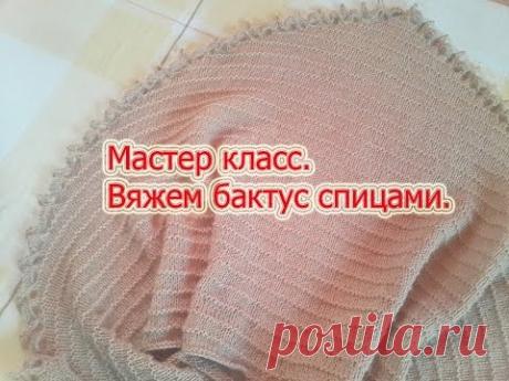 Мастер класс. Вяжем бактус спицами. Начало.