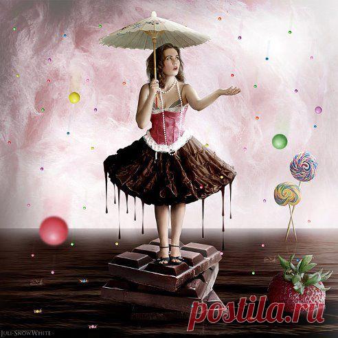 Душистый, терпкий, сладкий, вкусный,
Горячий черный шоколад!
Как не любить его, скажи мне?
Ведь шоколаду каждый рад!
В нем эндорфин и кофеин,
В нем радость жизни, искушение…
С Днем шоколада поздравляю Вас, друзья!
В честь праздника  подарок! http://uspekhdlyavsex.blogspot.com
•••