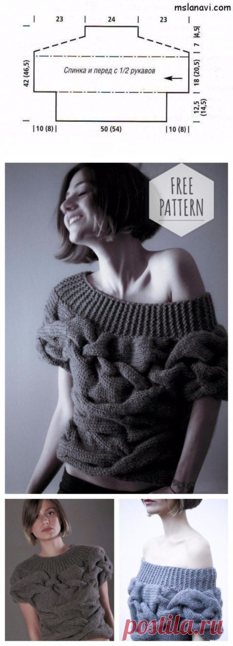 BEAUTIFUL SWEATER FREE PATTERN