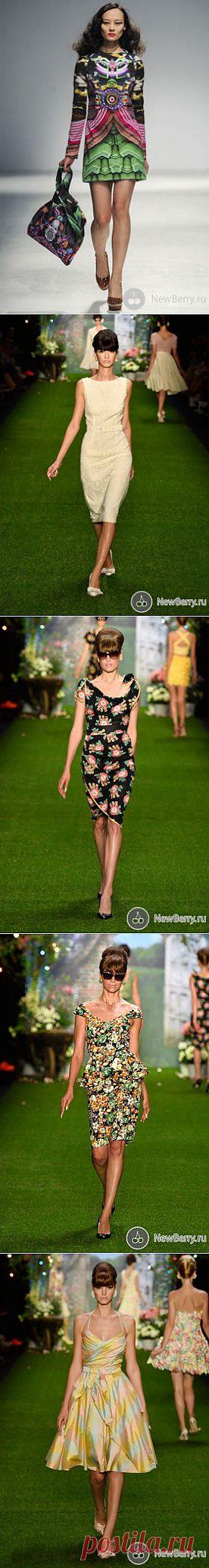 Самые модные платья 2014 года - 120 фото!