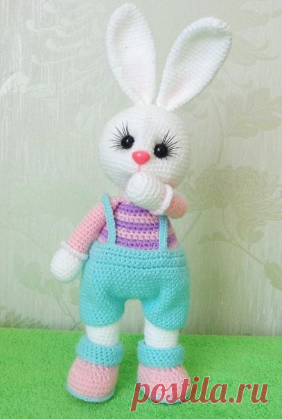 Зайка

#зайка@knit_toyss, #заяц_крючком@knit_toyss

Вязаный зайчик от Татьяны Бурундуковой.
Показать полностью...
