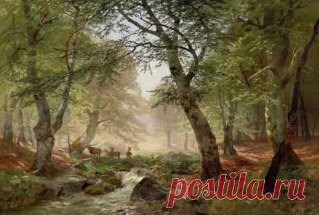 Немецкий художник Heinrich Bоhmer (1852 — 1930)..