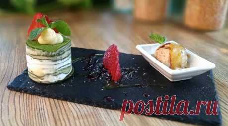 Блинный милфей — мини-тортик из блинов с ягодным кремом — Фактор Вкуса