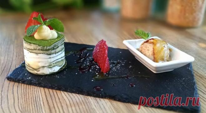 Блинный милфей — мини-тортик из блинов с ягодным кремом — Фактор Вкуса