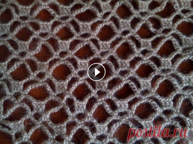 Ажурная шаль крючком. Мастер-класс узора. Shawl crochet Всех приветствую у себя на канале! Предлагаю Вашему вниманию мастер-класс узора для вязания шали. Кому понравилось видео, ставьте пальчик вверх и подп...