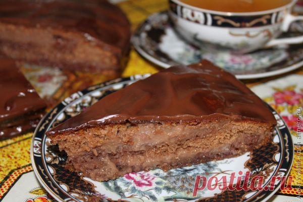 Шоколадно малиновый торт на сгущенке / Рецепты с фото